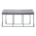 thumbnail image 2 of 12 x 20ft Carport Galvanized Steel, Heavy Duty Carport Shelter for Outdoor, Weatherproof Roof, Car Boat Tractor ATV RV Shelter, 44MPH Near Gale Level, 2 of 12
