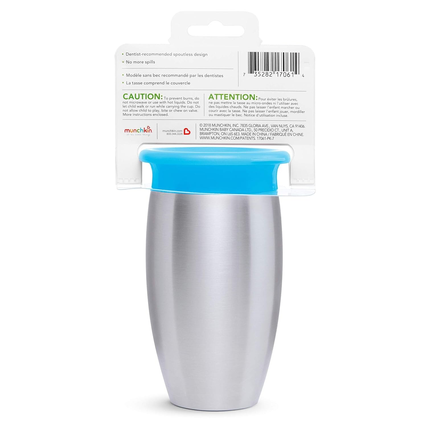 Top 3 Stainless Steel Sippy Cups by Munchkin 360, Contigo, Thermos