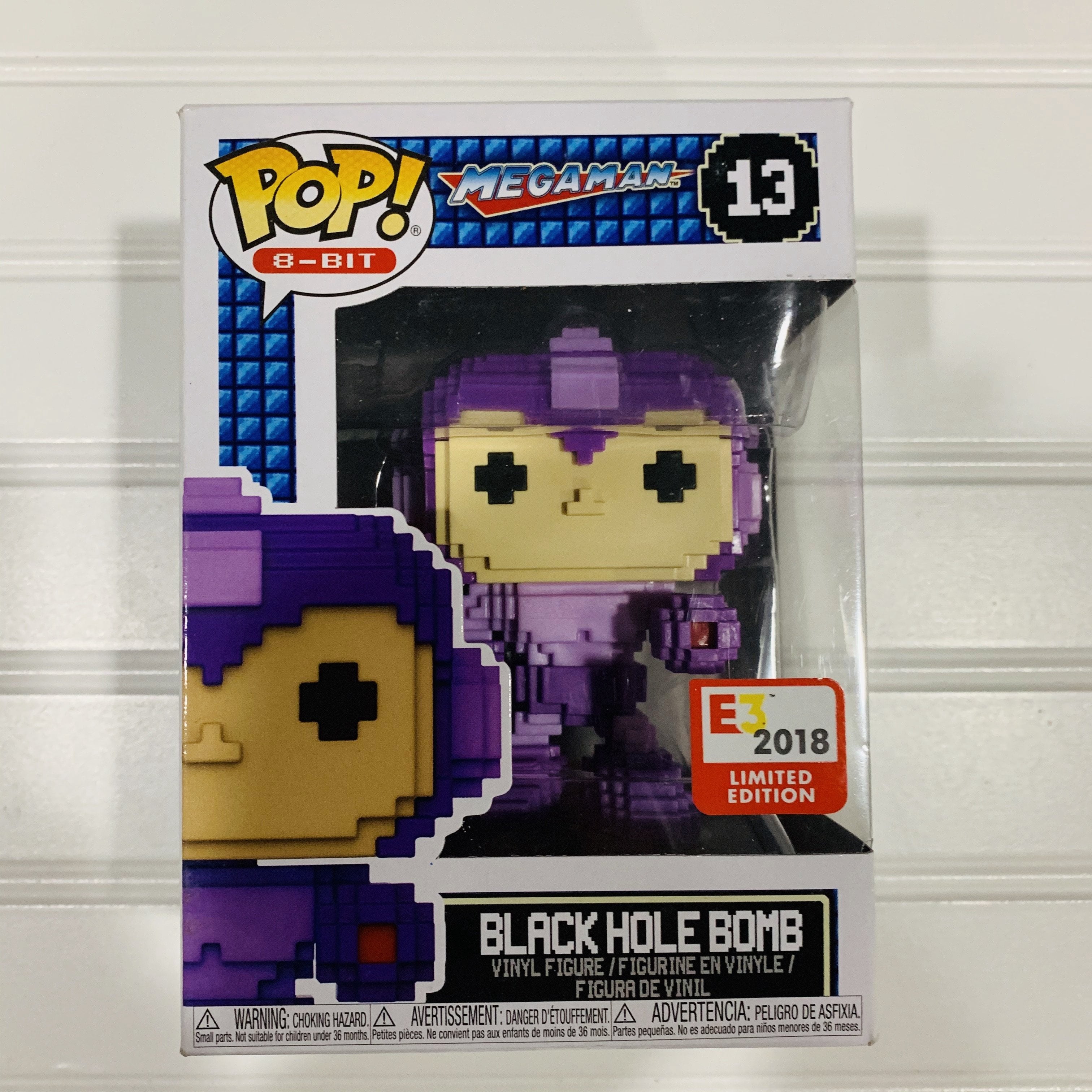 Funko POP! Megaman 8-Bit Black Hole Bomb Vinyl Figure [Limited