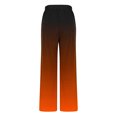 thumbnail image 4 of BLVB Women's Pajama Pants Soft Cropped Lounge Pant Elastic Waist Trousers Casual Sleepwear Pj Bottoms with Pockets Orange, 4 of 5