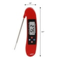 thumbnail image 5 of Unique Bargains Durable Digital Meat Thermometer for Home and Kitchen Red 6.1x1.5x1 In, 5 of 5