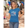 thumbnail image 2 of All American Auntie T-Shirt Women -Image by Shutterstock, Female 3X-Large, 2 of 4