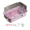 thumbnail image 4 of Bothyi 2 Tiers Hamster Cage Multipurpose with Transparent Lid Ventilation Openable Top pink, 4 of 8