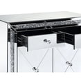 thumbnail image 7 of ACME Noralie Console Table, Mirrored & Faux Diamonds, 7 of 7
