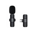 thumbnail image 1 of Micrófono inalámbrico Plug Play, micrófono Lavalier inalámbrico, micrófono de solapa para TEPY-C/iPhone, micrófono de grabación para Vlog oso de fresa  Electrónica, 1 of 4