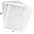 thumbnail image 5 of 888 Display USA - 200 Pack 4" x 6" Bags of Ultra Clear Treat, bakery, candle, soap, cookie Bags w/Adhesive Seal 1.6 Mil Thickness, 5 of 5