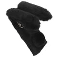 thumbnail image 1 of Adorable Cover Creative Plush Shell Winter Warm Phone Case Plush Phone Protector Compatible for Galaxy S20 Ultra (Black), 1 of 8