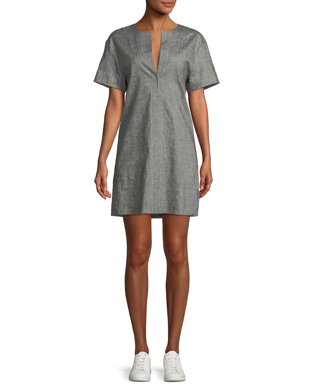 short sleeve shift dress