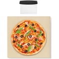 thumbnail image 1 of Yeater Pizza Stone 12 Inch Square Heavy Duty Cordierite Baking Stone, Thermal Shock Resistant, Includes Durable Metal Scraper, 1 of 7