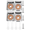 thumbnail image 1 of 6 Sets Mirror Clip Glass Panel Retaining Clip Glass Support Clamp Bracket Supply, 1 of 9