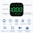 thumbnail image 2 of XZZ Digital GPS Speedometer, Car Universal HUD Head Up Display with Speed MPH, Compass Driving Direction, Fatigue Driving Reminder, Overspeed Alarm Trip Meter, for All Vehicle (G10), 2 of 9