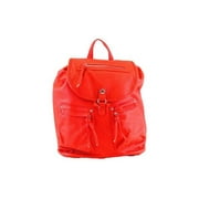 Bebe Rose BH301-RED Faux Leather Backpack, Red