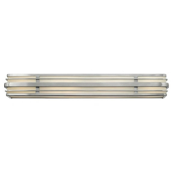 Six Light Bath Vanity In Transitional And Industrial Style 37.25 Inches Wide By 5 Inches High-Brushed Nickel Finish Hinkley Lighting 5236Bn