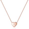 thumbnail image 1 of HAHDAXIA Collier Ras-du-Cou pour Femme en Argent Sterling 925 avec Pendentif Cœur Minuscule Initiale, 1 of 7