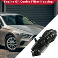 thumbnail image 3 of Conjunto de adaptador de carcasa de filtro de aceite del enfriador de aceite Unique Bargains No.A2701800500 para Mercedes-Benz CLA250, 3 of 6