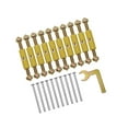 thumbnail image 1 of Cassette Screws Support Rod Kit screws adjustable repair device Rust Resistant Repair Device for Wall Switch 86 Gold, 1 of 8