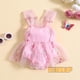 thumbnail image 4 of Mameluco KIDSUP-Baby Girls , Bordado Sin Mangas Mariposa Tul Patchwork Body Ropa De Verano, 4 of 4