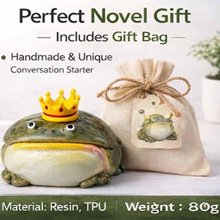 Frog for Airpod Case-Handmade Ugly Frog Wireless Earphone