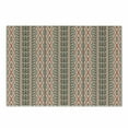 thumbnail image 1 of Southwestern Cutting Board, Traditional Vertical Borders Inspired by Prehistoric Art Ikat Style, Decorative Tempered Glass Cutting and Serving Board, Small Size, Multicolor, by Ambesonne, 1 of 1