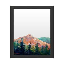 Dry Erase Marker Board with Printed Artwork - Marion Rose 'Mtn Sentinel' White Board - Ready to Hang