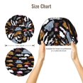 thumbnail image 2 of Colorful donuts_B Silk Bonnet for Sleeping Women Men, Adjustable Elastic Satin Bonnet Bonnet for Sleeping, Soft Cute Similar Silk Curly Hair Bonnet for Sleeping, 2 of 7