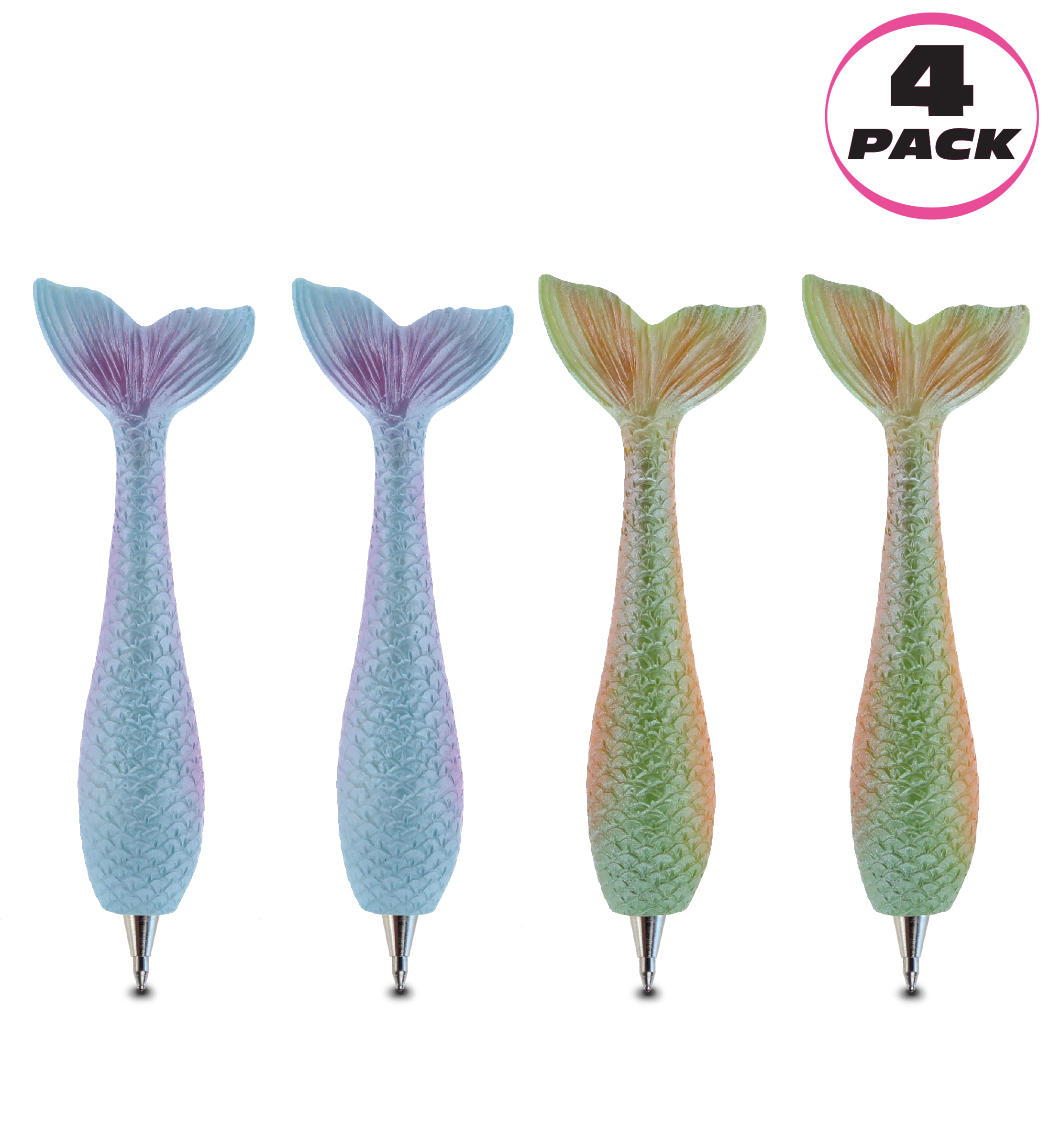 Pens Bundle of Mermaid Tail Novelty Pens Unique Kids & Adults