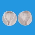 thumbnail image 1 of 4pcs Plastic Hot Air Balloon Pattern Cutting Mold Home rectangle tablecloth; Cookie Moulds Set Cake Cutters Baking Tools, 1 of 9