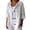 White #21, variant on Dresfit Button Down Tops Women V Neck Linen Shirts Summer 2026 Short Sleeve Boho Blouses Open Front Solid Plus Size Vacation T Shirts Army Green S