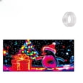 thumbnail image 1 of Feltree Christmas Fluorescent Garage Door Cover Heavy-Duty PVC Barrier with Streamer Rope for Holiday Decor and Weather Protection, 1 of 8