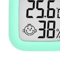 thumbnail image 2 of Medidor De Humedad Mini termómetro digital LCD temperatura humedad medidor higrómetro (verde) Wdftyju Libre de BPA, 2 of 3