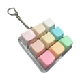 thumbnail image 2 of BELOVING Keyboard Clicker Toy Adults Gifts Funny Lightweight Cube Keyboard Fidget Toy Rainbow Bear, 2 of 10