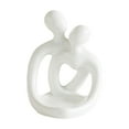 thumbnail image 1 of Candelabro de cerámica Macarena Pareja de enamorados abrazándose regalo de aniversario 9 x 7,5, 1 of 8