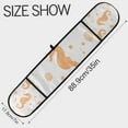 thumbnail image 3 of Yayeee Double Oven Mitt Kitchen Heat Resistant Baking 35" x7" Quilted Glove, White Seahorse, 3 of 6