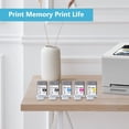 thumbnail image 3 of PFI-102 5-Color Ink Tank (5PK, Matte Black/Black/Cyan/Magenta/Yellow) - PFI-102MBK PFI-102BK PFI-102C PFI-102M PFI-102Y Replacement for Canon IPF500 IPF600 IPF605 IPF700 IPF710 Printer, 3 of 7