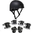 thumbnail image 2 of Niños Rodilleras Coderas Seguridad con Casco 7 en 1 Accesorios Deportivos (Negro) Tmvgtek Para Estrenar, 2 of 8