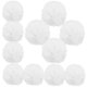 thumbnail image 2 of 12 pompones de piel sintética para sombreros y zapatos, pinzas blancas de bola esponjosa para decoración navideña, accesorios suaves y afelpados para zapatos y manualidades, 2 of 7