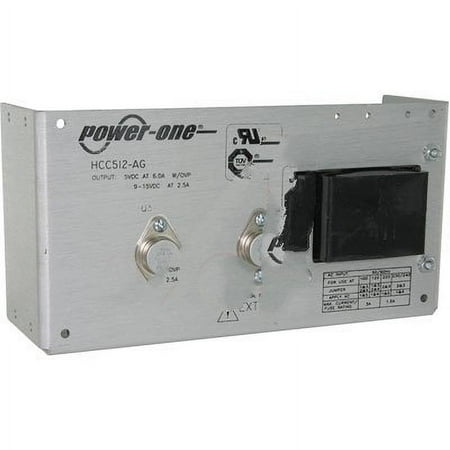 Power-One HCC512-AG Power Supply; AC-DC; 5V@6A, 13.5V@2.5A; 100-264V In; Open Frame; Panel Mount; Linear