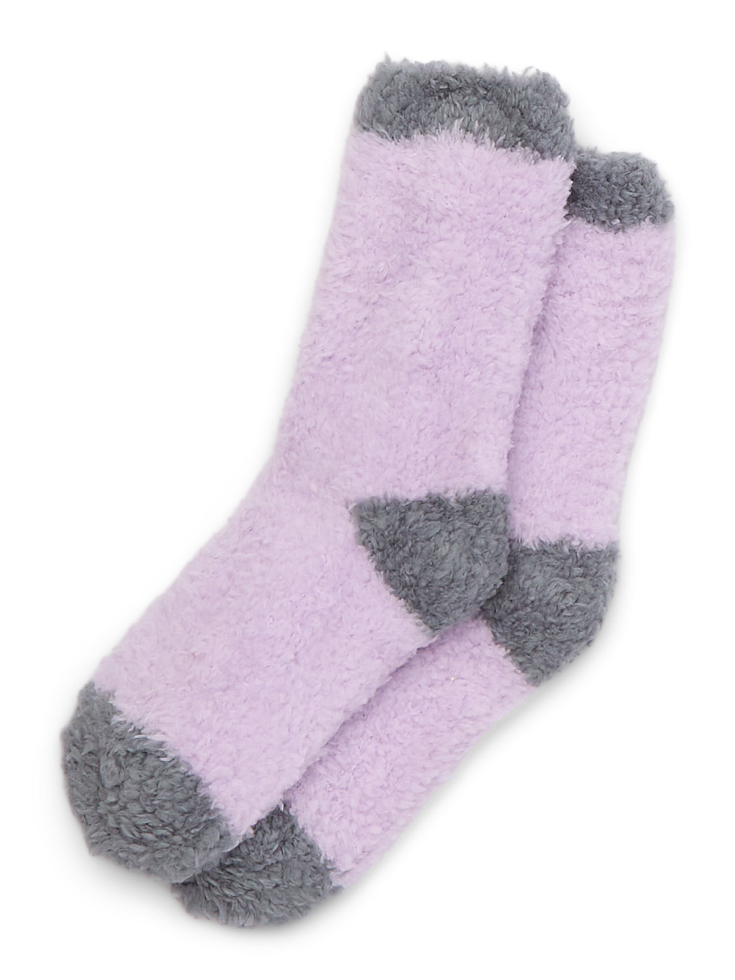 Wonder Nation Girls’ Plush Top, Jogger Pants and Socks Pajama Set, 3-Piece, Sizes 4-18 and Plus