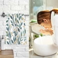 thumbnail image 7 of Yayeee 2 Pack Hand Towels for Bathroom 100% Cotton 16" x 28" Soft Absorbent Kitchen Towel, Darker Leafy Pattern, 7 of 7