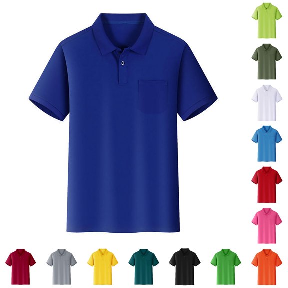 School Shirts for Boys Short Sleeve Tween Polo Comfortable Tween Golf Polo 11-12 Years
