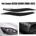thumbnail image 3 of Carbon Fiber Headlight Eyelids Eyebrows Cover Trim for Lexus IS250 IS300, 3 of 4