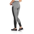 thumbnail image 2 of Energie Active Juniors' Mesh Inset Legging with Double Waistband (Grey, S), 2 of 2