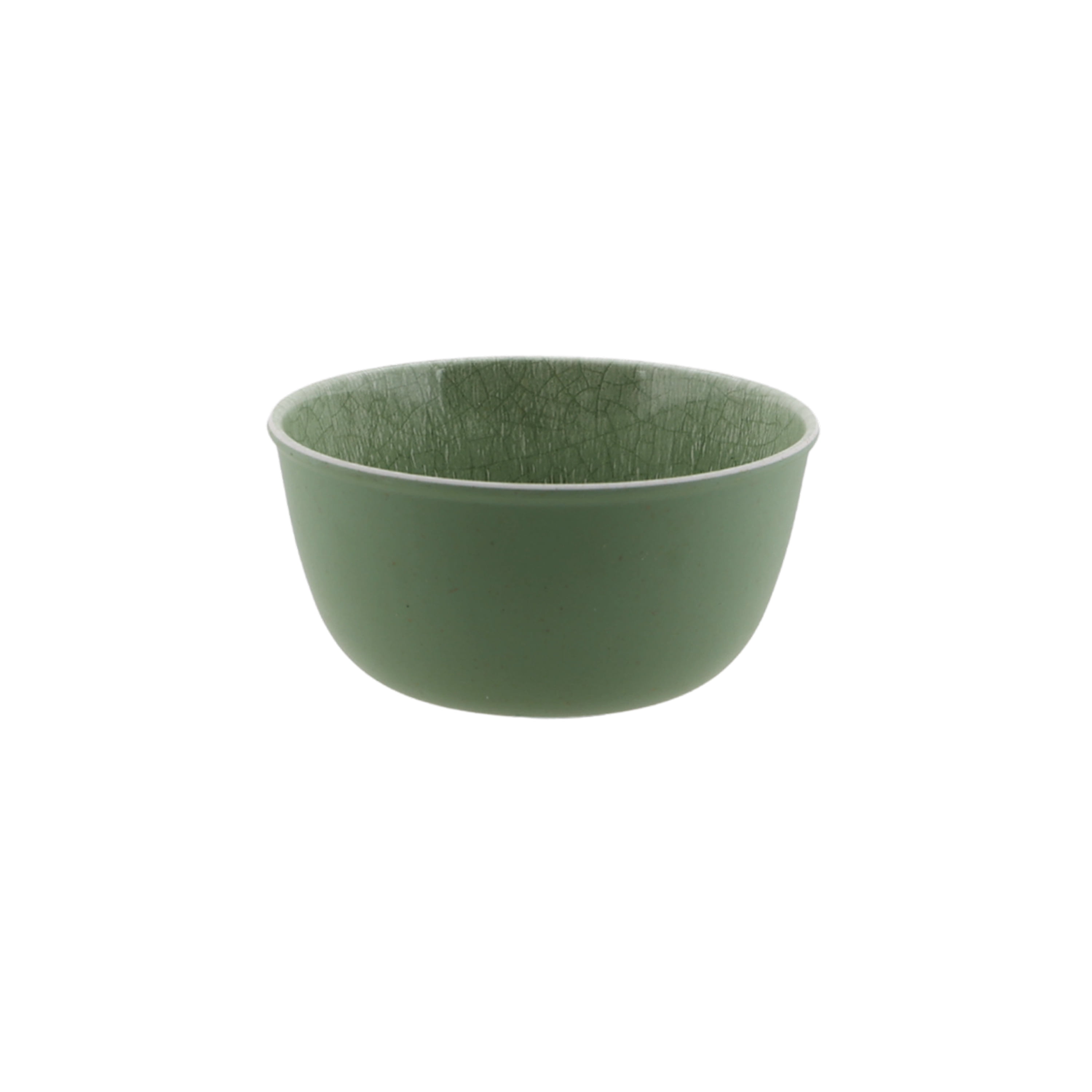 Better Homes and Gardens 2-Piece Bamboo Melamine Green Reactive Dip Bowl Set