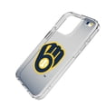 thumbnail image 2 of Milwaukee Brewers Linen Logo iPhone Clear Case, 2 of 6