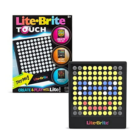 Lite Brite Touch Create Play and Animate Light Up Portable Stem Sensory Learning Toy Creative Art Stem Toy for Girls Boys Unisex Toddler Holiday Birthday Gift Ages 6 Walmart