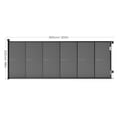 thumbnail image 3 of Retractable Baby Gate, TULILLO 48in Tall Baby Safety Gate, 120" Wide Baby Gate Dog Gate for Stair, Doorway, Auto-Lock, Black, 3 of 9