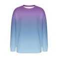 thumbnail image 6 of Bovxnpu Women Fleece Lined Long Sleeve Thermal Shirt Fleece Pullover Drop Shoulder Warm Tops, 6 of 6