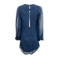 thumbnail image 2 of Winter Kate Keyhole Lined Tunic Dress Small Moonlight Blue, 2 of 2