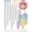 Macaron Colors, variant on NiHome 6PCS Anti Wrinkle Straws with Silicone Widen Flat Tip Straight & Bent Metal Straw, Fit for Stanley 20/30/40 oz Tumbler, Reusable Wrinkle Free Stainless Steel Straw, 2 Brushes & Bag (Macaron)