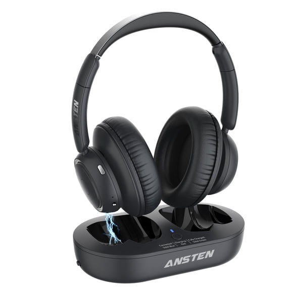 Auriculares inalámbricos ANSTEN para TV con transmisor de 35 horas de reproducción